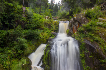 Triberg Falls in Black Forest region, Germany