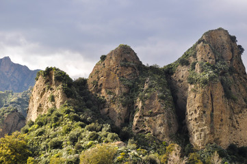 Fototapeta na wymiar a trip to the Calabrian castles