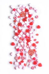 Pink sweets background