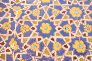 可愛いモザイク模様のタイル