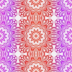 vector pattern paper for scrapbook. Abstract floral seamless ornament.
