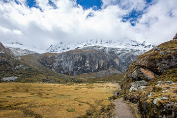 Cloud banks in the Andes