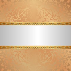 ornamental background with vintage pattern