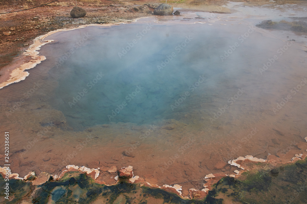 Wall mural Geysir, The Golden Circle, Iceland