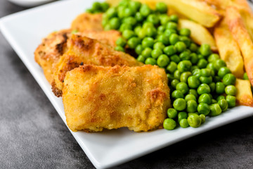 Fish and chips - food from British pubs