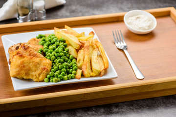 Fish and chips - food from British pubs