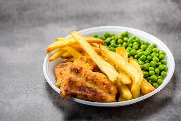 Fish and chips - food from British pubs
