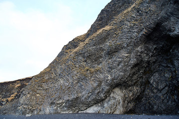 Basalt Columns, Black Sand Beach, Iceland, Vik