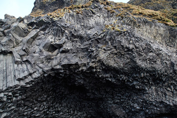 Basalt Columns, Black Sand Beach, Iceland, Vik