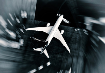 airliner. passenger plane