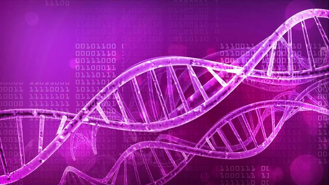 DNA strand medical and genetics background