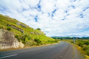 road in green hills,coromandel peninsula, new zealand 9