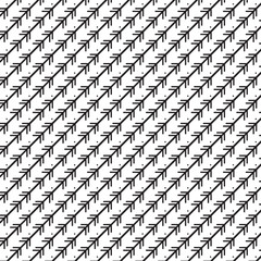 Illustration of Sketch Handmade repetition Doodle Vector Arrow Background.