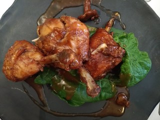 roasted chicken on a plate