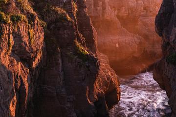 Sunset by the Ocean