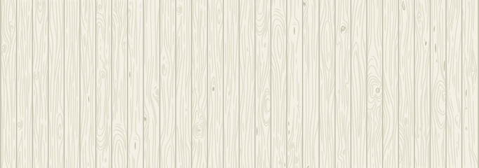 Fototapeta premium White wood plank texture for background. Vector illustration.