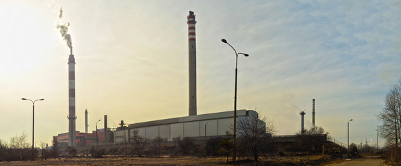 Górny Śląsk - krajobraz przemysłowy - huta