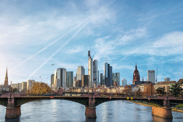 Fototapeta premium Frankfurt am Main skyline