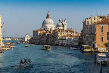 Fototapeta na wymiar Grand Canal landscape in Venice