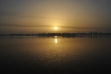 Naklejka na ściany i meble Sunset on The Nile