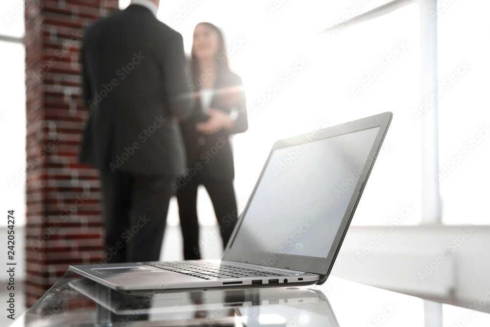 Canvas Prints workspace table works in the office with a computer