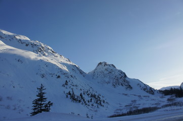 Fototapeta premium mountains in winter