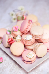 macaron rose,pâtisserie