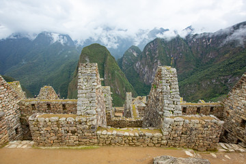 Fototapeta na wymiar Machu Picchu Dwellings