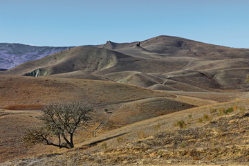 Mountain landscape from Siyazan region of Azerbaijan