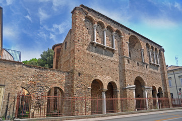 King Theodoric palace facade. The palace built in the year 400 is one of the city tourist...