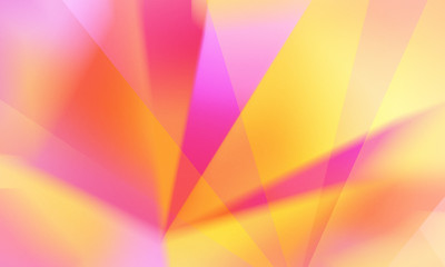 abstract background with pink orange and yellow triangles shapes and angled geometric lines in colorful bold and dynamic modern design