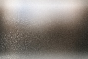 Reflection of old black metal steel, texture background