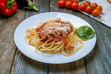 Pasta spaghetti Bolognese