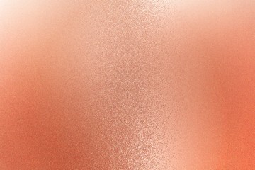 Texture of reflection on rough red metallic wall, abstract background