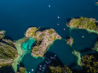 Coron islands in the philippines