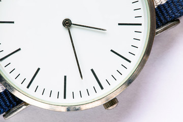 dial of old wristwatch, macro