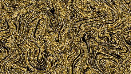 Golden marble background texture pattern. Gold luxury marbled modern cover. Seamless template for retro poster. Gatsby geometric style. Art deco weeding invitation card background.