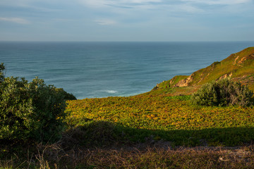 Fototapeta na wymiar cliff in the sea