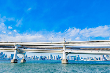 東京台場公園からの景色