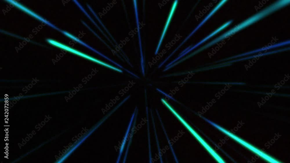 Poster abstract colorful space travel motion background.star field pattern warp motion.abstract wormhole tu