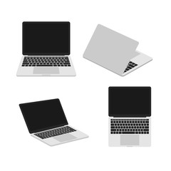 computer notebook any side black screen