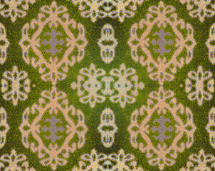  .Geometric pattern on fabric