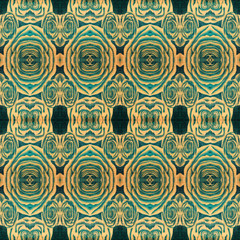 Abstract rose, seamless pattern