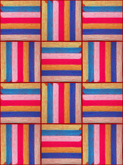 ..The pattern of fragments striped fabric