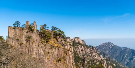 Foto op Canvas The Beautiful Natural Landscape of Huangshan Mountain in China.. © 昊 周