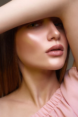  Beautiful Woman with Make-up. Beauty