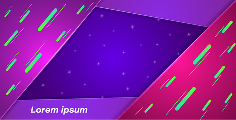 Obraz premium Vector backgrounds which is a simple and colourful modern. And there are a variety of geometric patterns and the papercut and illustration, or can be used as the backdrop