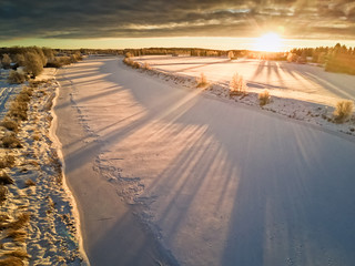 Winter Morning On The River