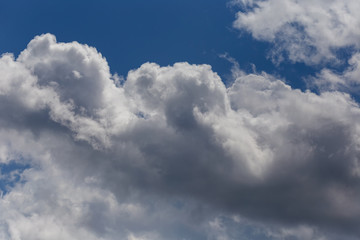 Naklejka na ściany i meble Blue sky with cloud black and white tone,background.