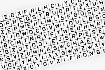 Obraz premium Buchstabensalat